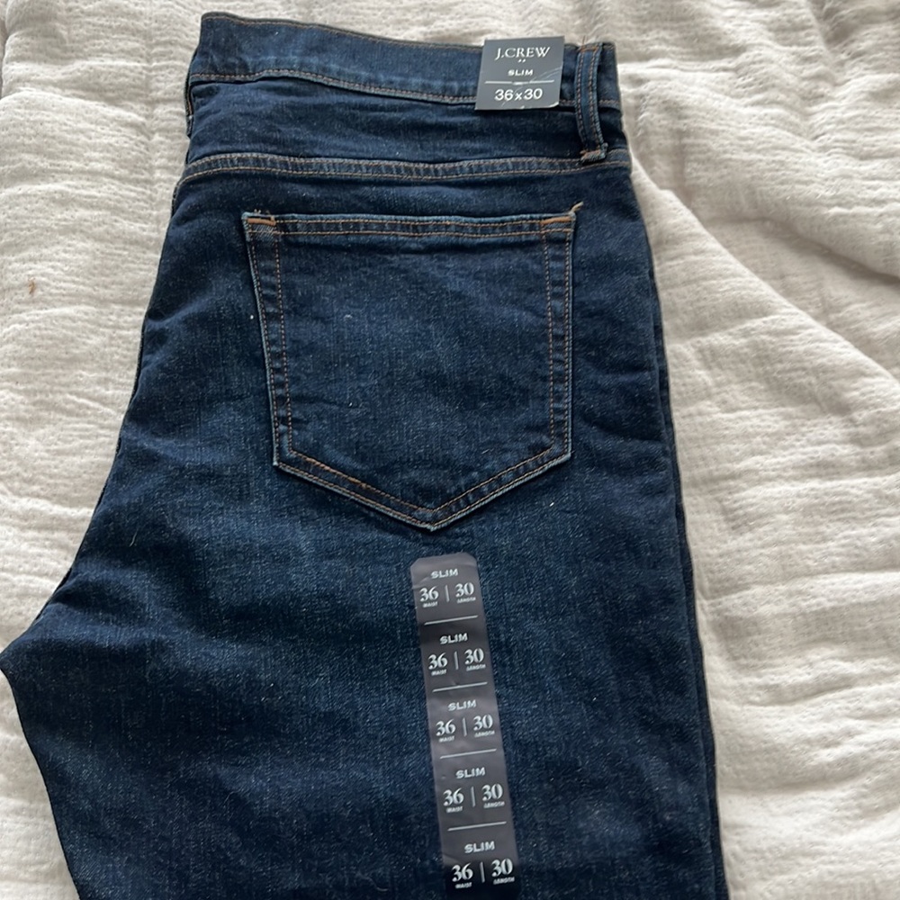J Crew Slim Jeans 36x30. New with tags!!